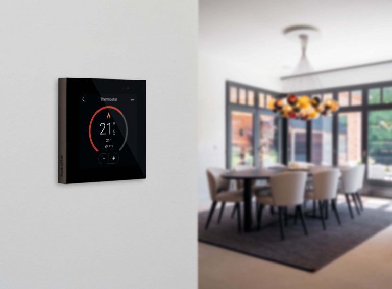 Basalte Heizung Steuerung über Display Lisa App für Wohlfühltemperatur im Smart Home